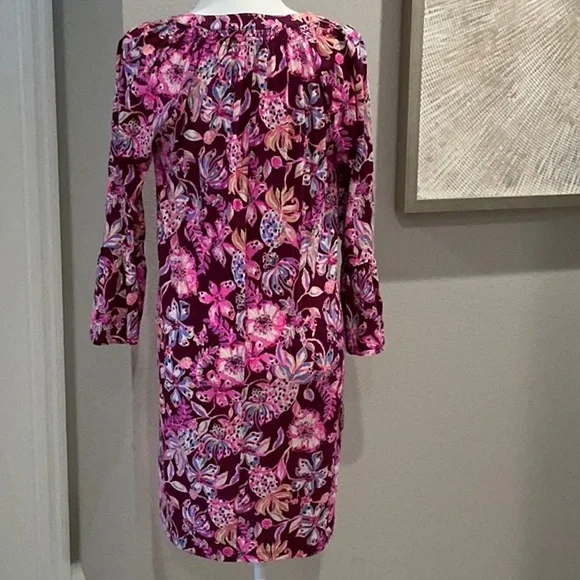 Lilly Pulitzer cotton 3/4 sleeve mini dress - Picture 6 of 7